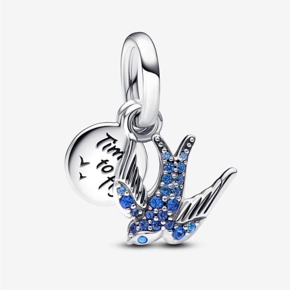 Pandora Swallow Necklace and Earring Set - Picture 7 of 8